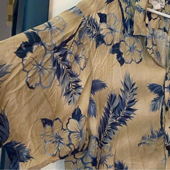 Bishop‎ St Apparel Shirt Mens Size 3XL Button Down Pock Collared Blue Vac… - Picture 10 of 11